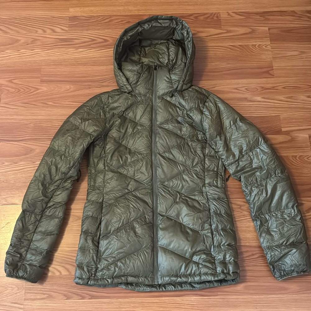 Women’s Burton AK Baker Down Puffer Jacket | Olive Green | Small